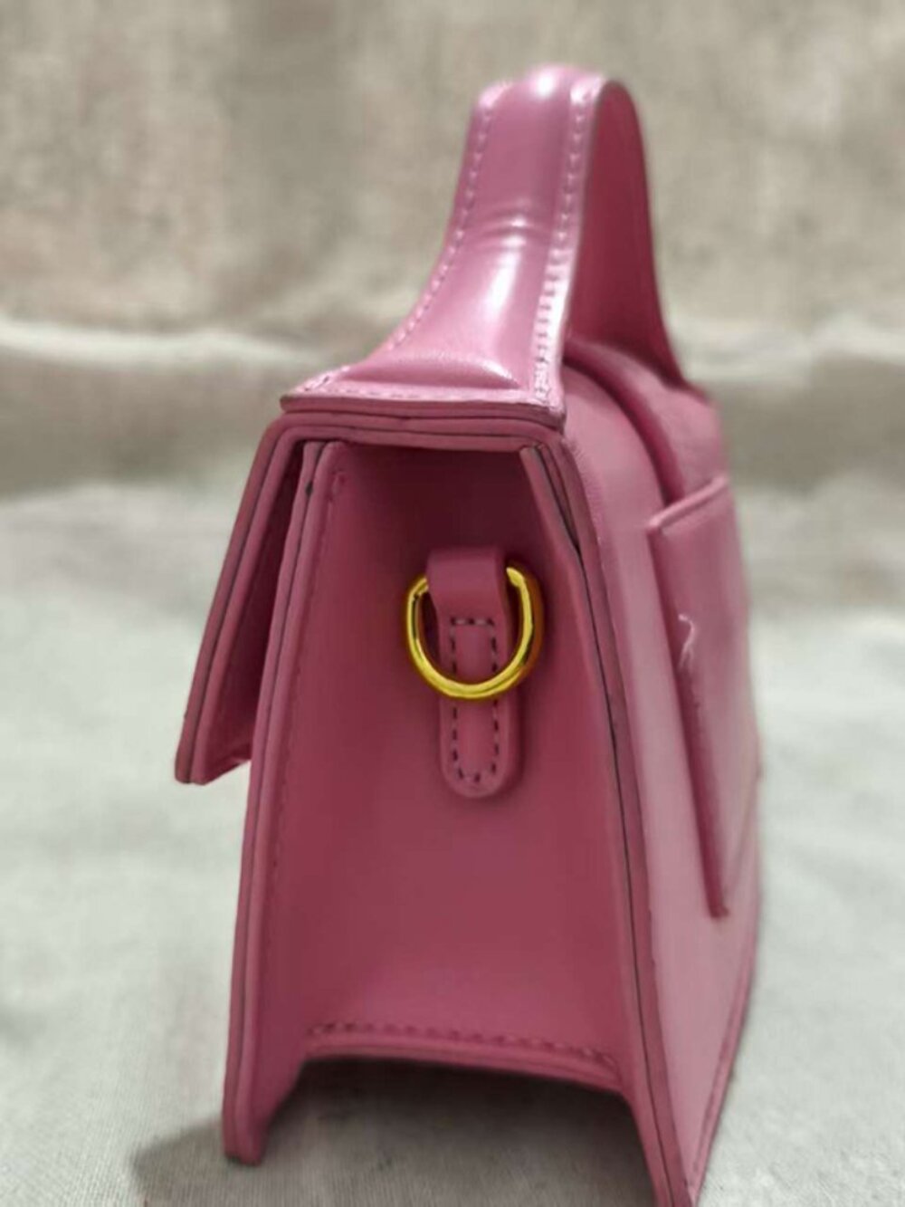 Jacquemus Le Chiquito Pink Leather Tote - Picture 8 of 11